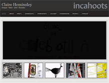 Tablet Screenshot of incahoots.org.uk
